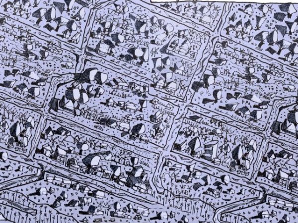 Grey Paper Lockdown Drawings