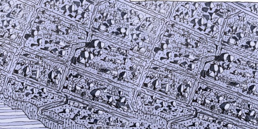 Grey Paper Lockdown Drawings